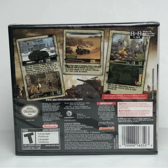 Factory Sealed Brothers in Arms DS for Nintendo DS - Picture 3 of 4